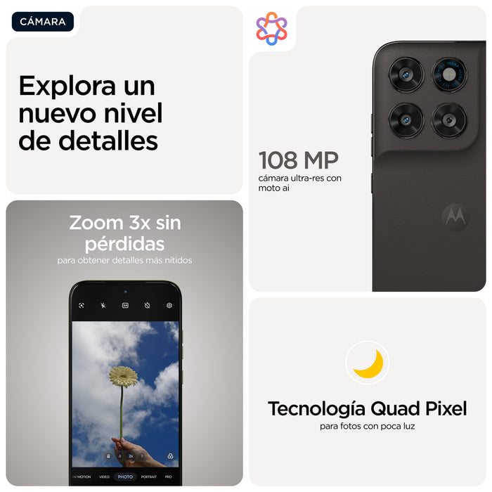 EAN 0840493617206 - Motorola moto g77 17,3 cm (6.8") Ranura híbrida Dual SIM Android 16.0 5G USB Tipo C 8 GB 256 GB 5200 mAh  imagen 3