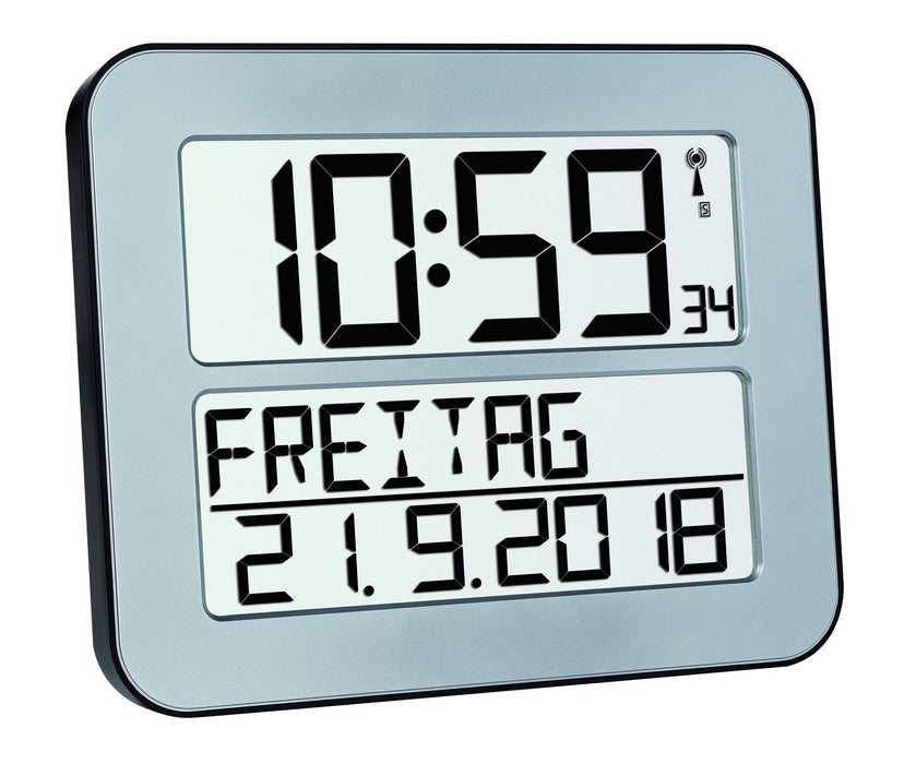 EAN 4009816028389 - TFA-Dostmann 60.4512.54 despertador Reloj despertador digital Plata imagen 1