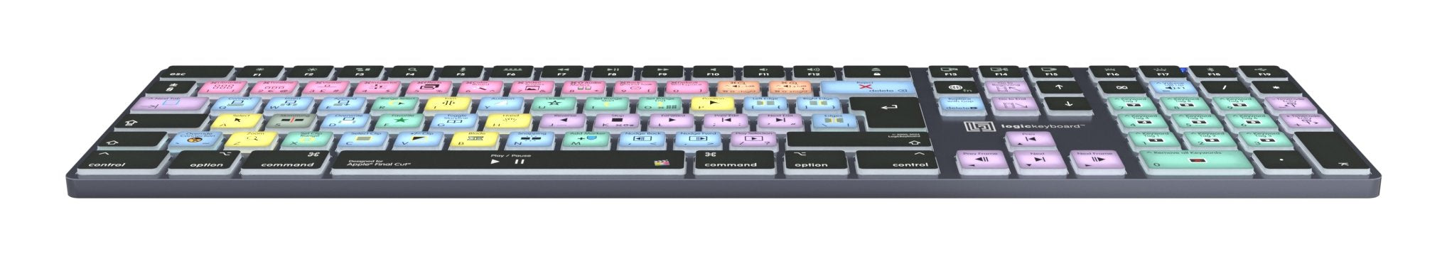 EAN 5707795022389 - Logickeyboard LKB-FCPX10-TM teclado Oficina Bluetooth QWERTY Francés Gris, Titanio imagen 7