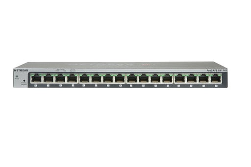 EAN 0606449035001 - NETGEAR GS116 No administrado Gigabit Ethernet (10/100/1000) Gris imagen 1
