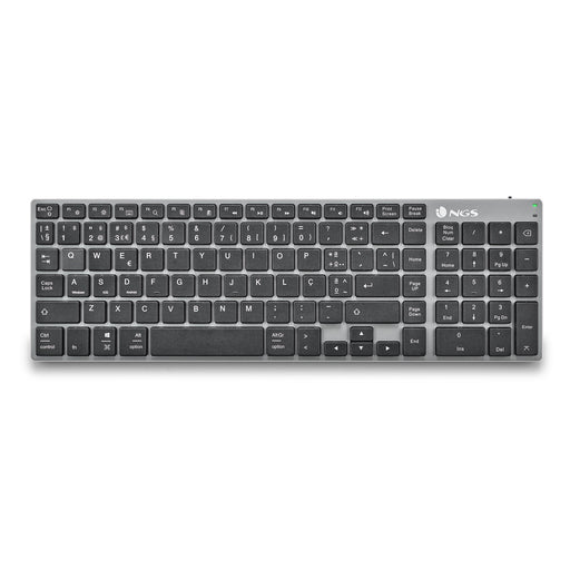 EAN 8435430619447 - NGS FORTUNE-BT, QWERTY, PT teclado Universal Bluetooth Portugués Negro, Plata imagen 1