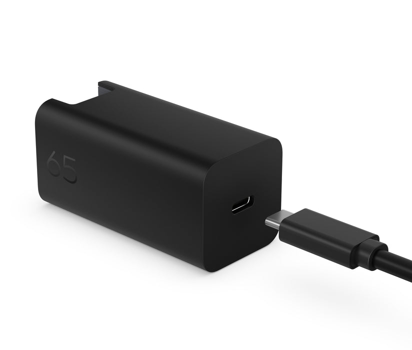 EAN 0199642433373 - HP 65W GaN Wall Charger adaptador e inversor de corriente Interior Negro imagen 9