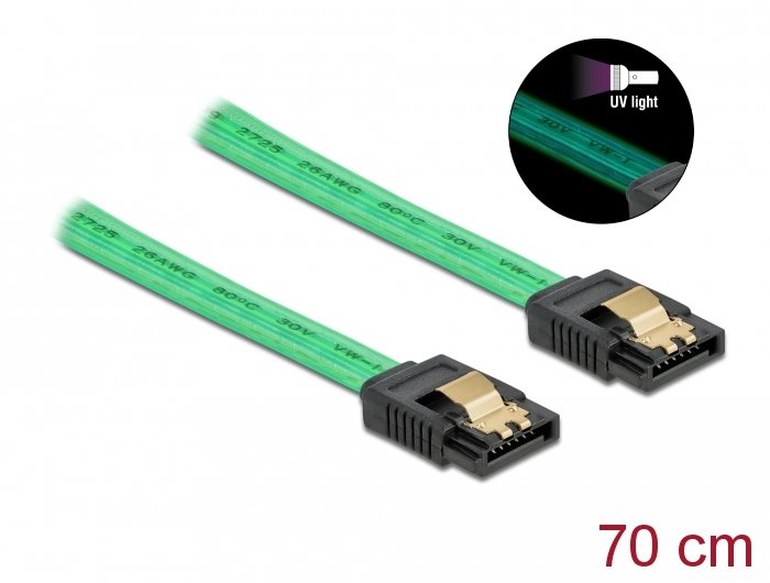 EAN 4043619821129 - DeLOCK 82112 cable de SATA 0,7 m SATA 7-pin imagen 3