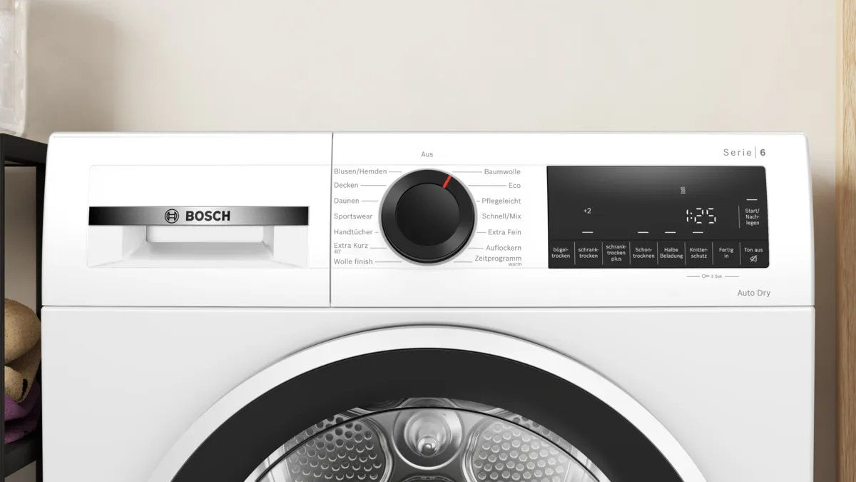 EAN 4242005468942 - Bosch Serie 6 WQG241001 secadora Independiente Carga frontal 9 kg Blanco imagen 2