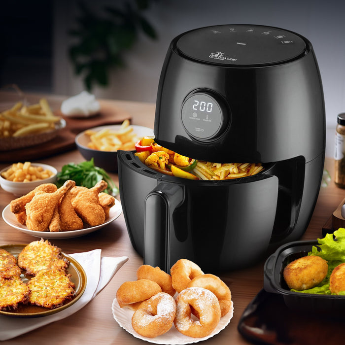 EAN 5906168633218 - Extralink HOME AIR FRYER 2L EU SJ-200 freidora Sencillo Independiente 1000 W Freidora de aire caliente Ne imagen 15