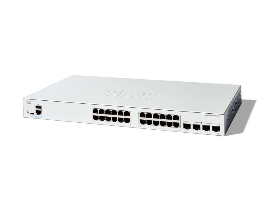 EAN 0889728521536 - Cisco C1300-24T-4G switch Gestionado L2/L3 Gigabit Ethernet (10/100/1000) Blanco imagen 1