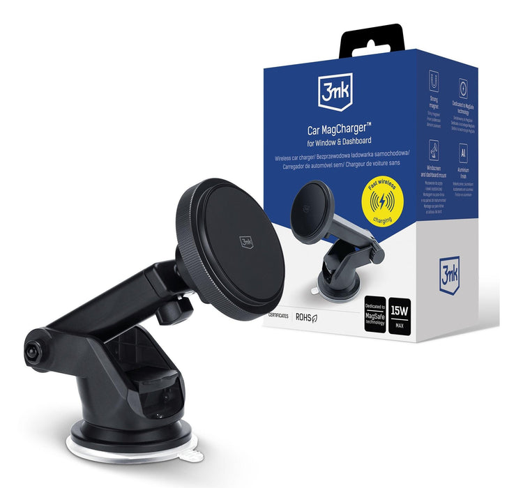 EAN 5903108583411 - 3MK HRT182090 cargador de dispositivo móvil Smartphone Negro USB Cargador inalámbrico Carga rápida Interi imagen 10