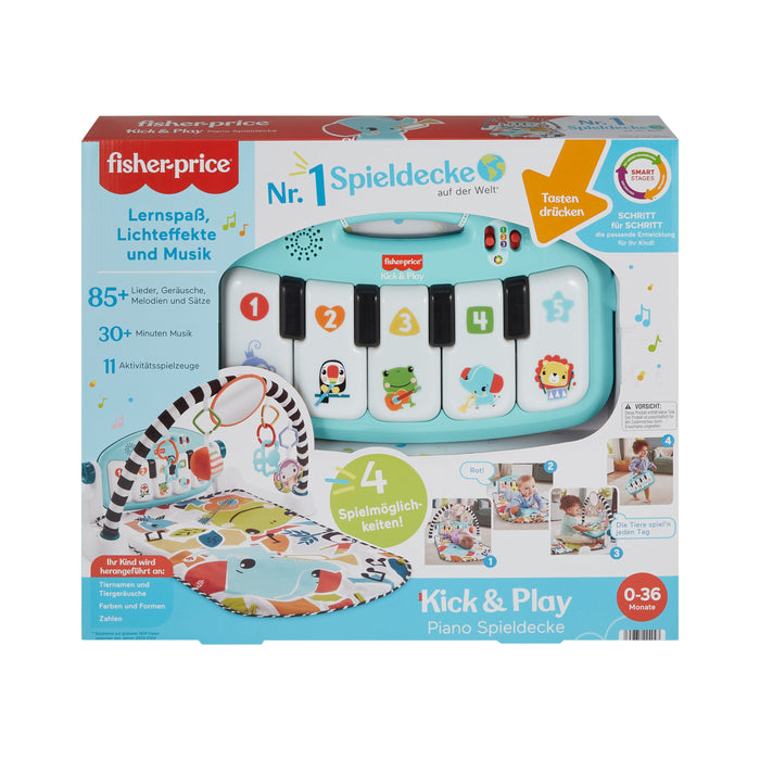 EAN 0194735224043 - Fisher-Price Kick & Play Tela, Plástico Multicolor Manta de juegos para bebés imagen 7