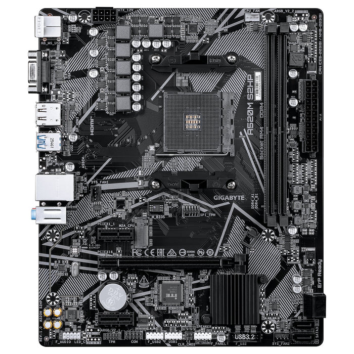 EAN 4719331882457 - GIGABYTE A520M S2HP placa base AMD A520 Zócalo AM4 micro ATX imagen 2