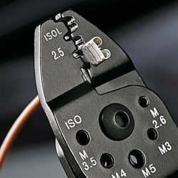 EAN 4003773070726 - Knipex 97 22 240 crimpadora Herramienta para prensar Negro, Azul, Rojo imagen 2