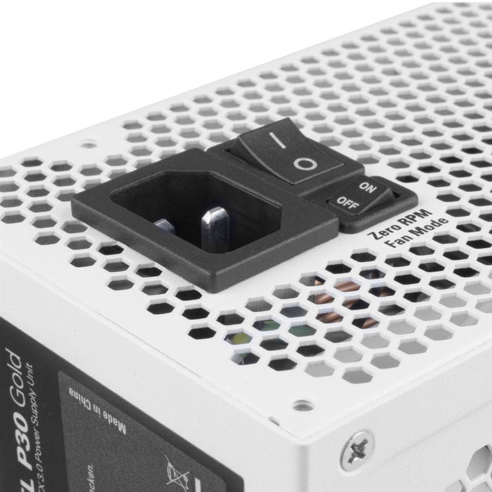 EAN 4044951038534 - Sharkoon Rebel P30 Gold unidad de fuente de alimentación 1000 W 20+4 pin ATX ATX Blanco imagen 3