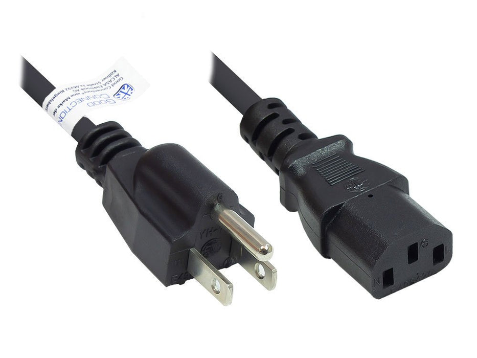EAN 4014619170111 - Alcasa P4530-S018 cable de transmisión Negro 1,8 m NEMA 5-15P C13 acoplador imagen 1