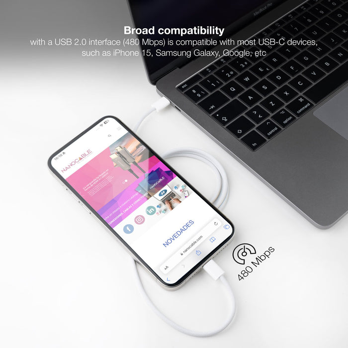 EAN 8433281014343 - Nanocable 10.01.6001-CO cable USB USB 2.0 USB C imagen 5