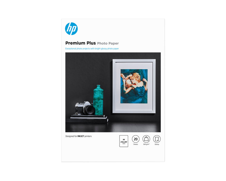 EAN 0886111138876 - HP Premium Plus Glossy Photo Paper-20 sht/A4/210 x 297 mm Brillo imagen 1