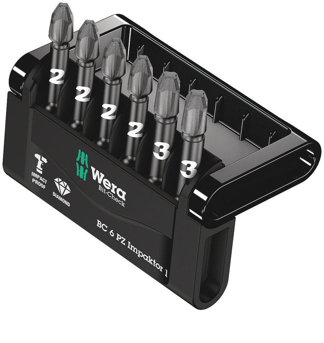 EAN 4013288157737 - Wera Bit-Check punta de destornillador 6 pieza(s) imagen 1