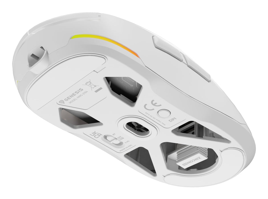 EAN 5901969444858 - GENESIS NMG-2194 ratón Juego Ambidextro Bluetooth + USB Type-C Óptico 26000 DPI imagen 2