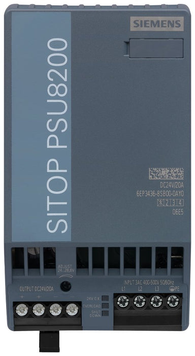 EAN 4025515154440 - Siemens 6EP3436-8SB00-0AY0 adaptador e inversor de corriente Interior Multicolor imagen 2