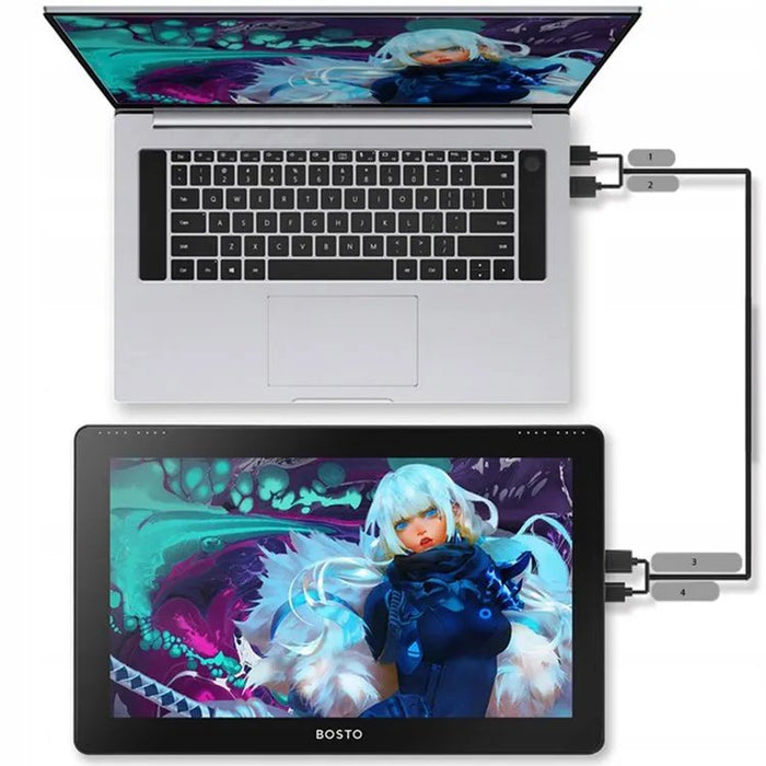 EAN 6972288300049 - BOSTO BT-16HD tableta digitalizadora Negro 5080 líneas por pulgada 345 x 194 mm USB imagen 6
