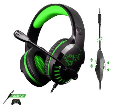 EAN 3700104424852 - Spirit of Gamer PRO-H3 XBOX EDITION Auriculares Alámbrico Diadema Juego Negro, Verde imagen 2