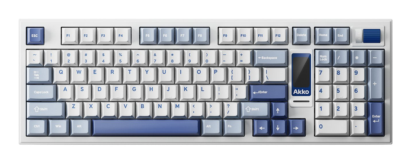 EAN 6978414657698 - Akko Glacier 5098B teclado Juego USB + RF Wireless + Bluetooth QWERTY Inglés de EE. UU. Blanco imagen 2