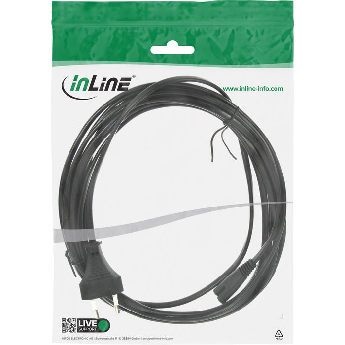 EAN 4043718083985 - InLine 4043718083985 Negro 3 m CEE7/16 C7 acoplador imagen 2