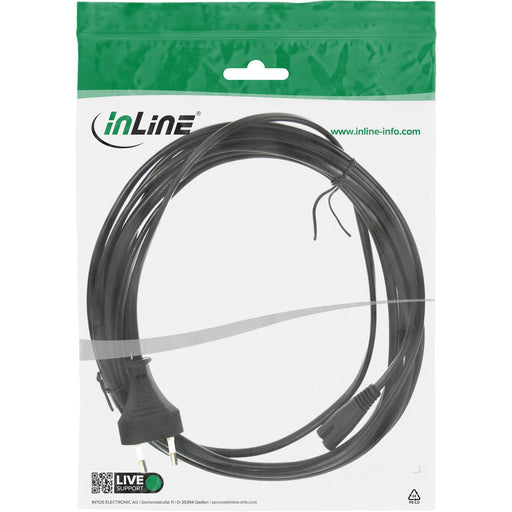 EAN 4043718101184 - InLine 4043718101184 Negro 5 m CEE7/16 C7 acoplador imagen 2