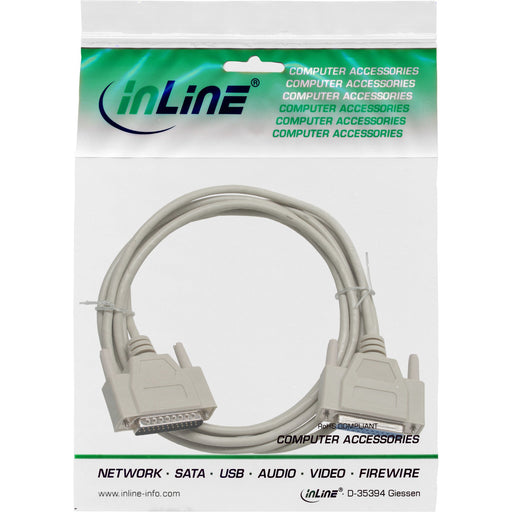 EAN 4043718131860 - InLine 11430M cable de serie Beige 30 m DB25M DB25F imagen 2