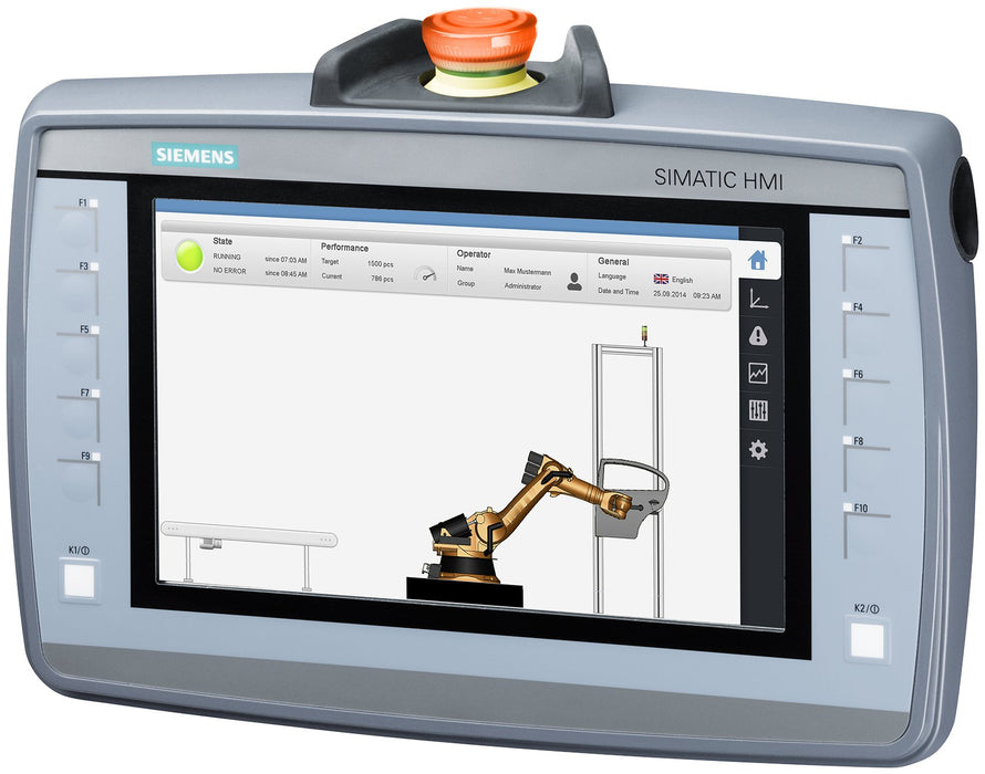 EAN 4047623404750 - Siemens 6AV2125-2JB23-0AX0 panel de control táctil 22,9 cm (9") 480 x 800 Pixeles imagen 1