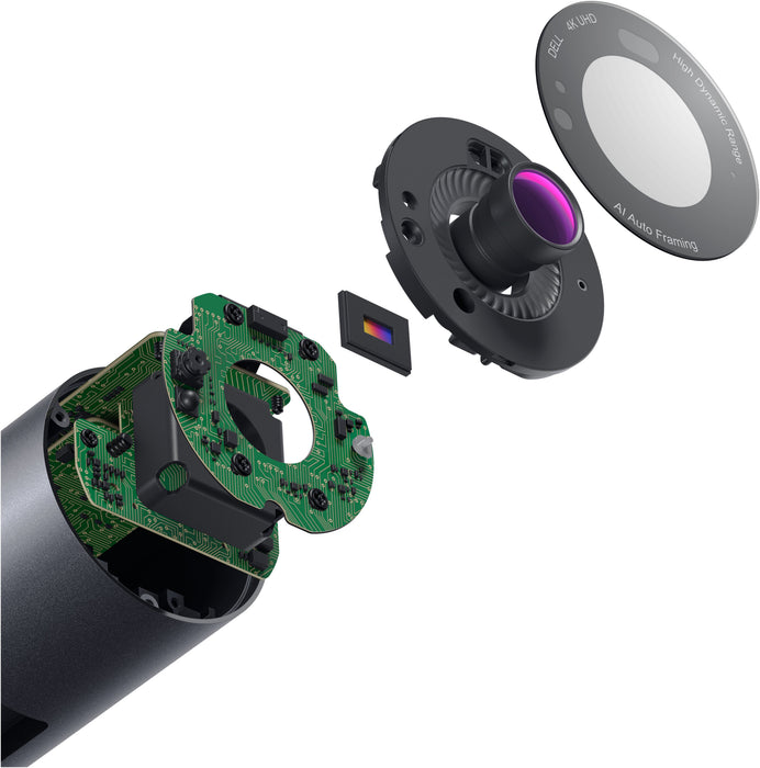 EAN 5715063800744 - DELL WB7022 cámara web 8,3 MP 3840 x 2160 Pixeles USB Negro imagen 5