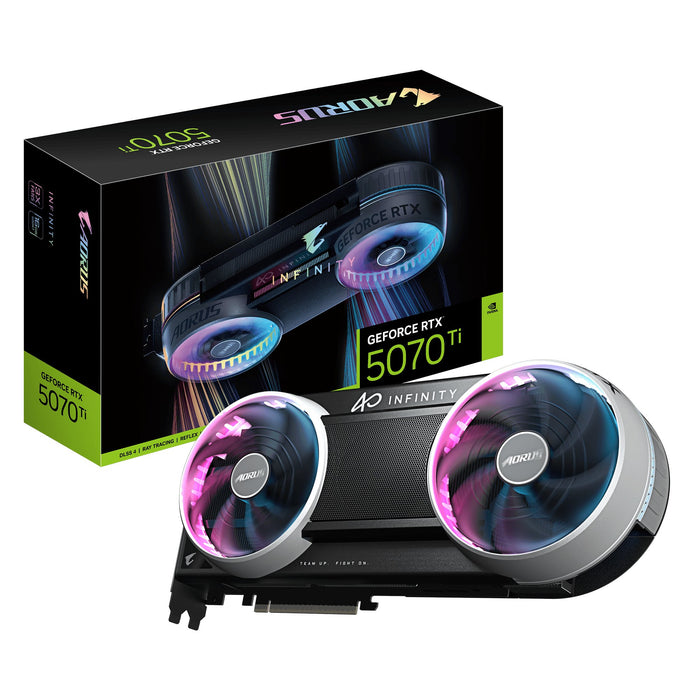 EAN 4719331357528 - GIGABYTE AORUS GeForce RTX 5070 Ti INFINITY 16G NVIDIA 16 GB GDDR7 imagen 1