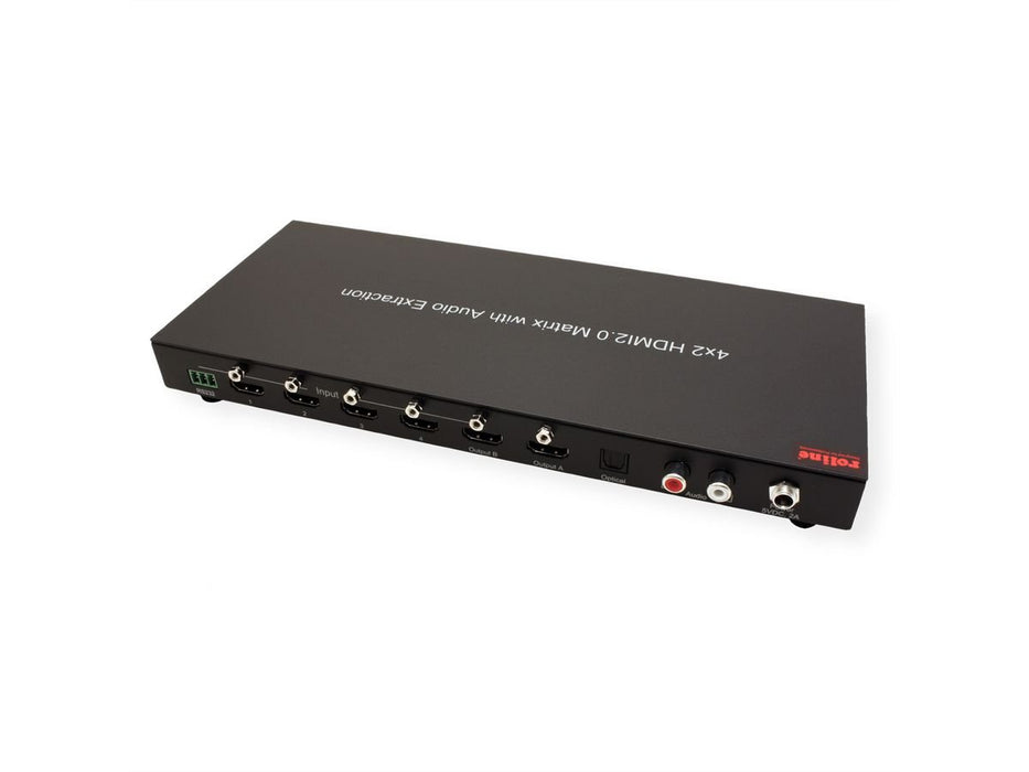 EAN 7630049617537 - ROLINE 4K HDMI Matrix Switch, 4 x 2, with Remote Control Matriz de conmutación AV imagen 3