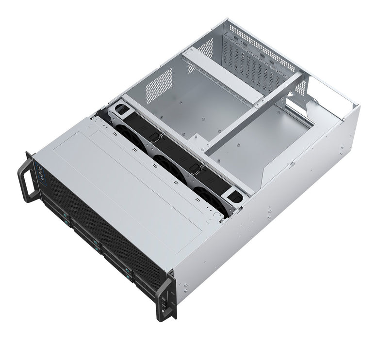 EAN 8436617921292 - UNYKAch UK80.40.6508 carcasa de ordenador Estante Negro, Plata imagen 5