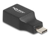 EAN 4043619671281 - DeLOCK 67128 cambiador de género para cable 1 x USB 2.0 C 2 x 3.5 mm Negro imagen 2