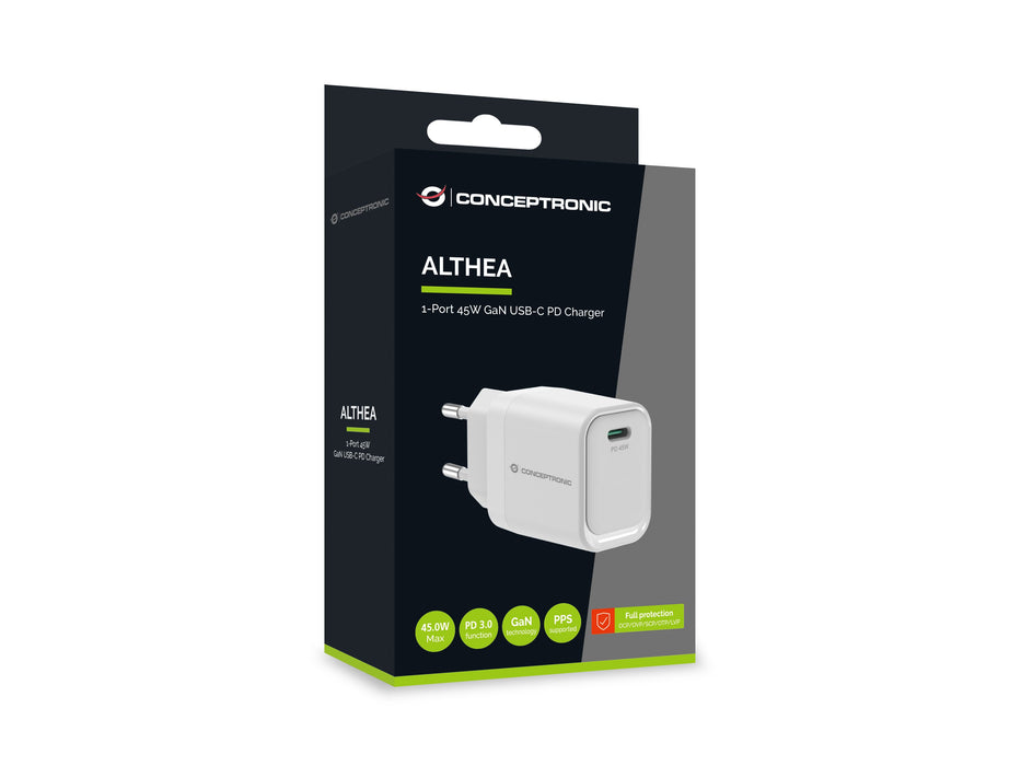 EAN 4015867243725 - Conceptronic ALTHEA19W45 cargador de dispositivo móvil Universal Blanco Corriente alterna Carga rápida In imagen 4