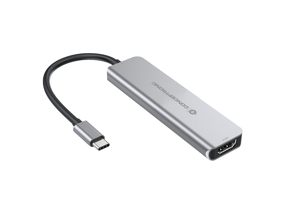 EAN 4015867222812 - Conceptronic DONN02G base para portátil y replicador de puertos USB 3.2 Gen 1 (3.1 Gen 1) Type-C Aluminio imagen 11
