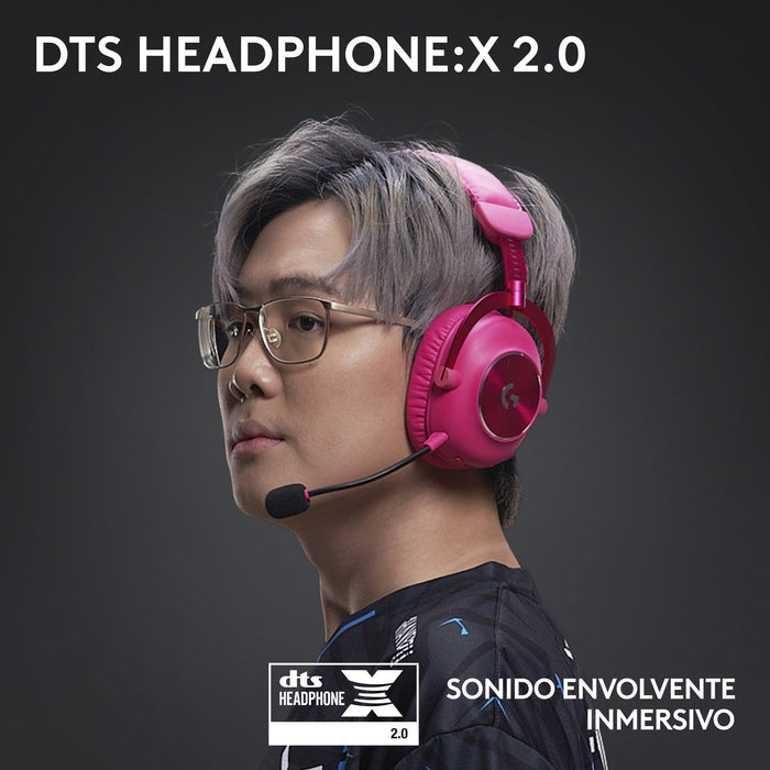 EAN 5099206109070 - Logitech G 981-001275 auricular y casco Auriculares Inalámbrico Diadema Juego Bluetooth Magenta imagen 12