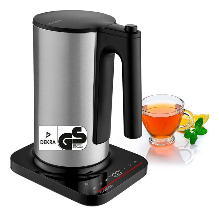 EAN 4061275239393 - MEDION MD 12106 tetera eléctrica 1,5 L 2200 W Negro, Acero inoxidable imagen 3