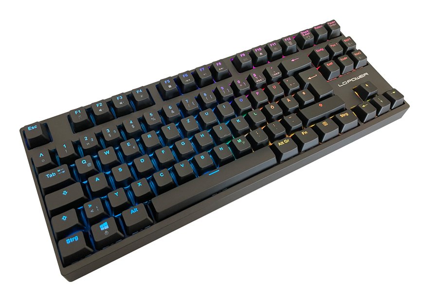 EAN 4260070129933 - LC-Power LC-KEY-MECH-2-RGB-C-W teclado Juego USB + RF Wireless + Bluetooth QWERTZ Alemán Negro imagen 4