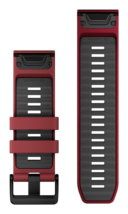 EAN 0753759339067 - Garmin QuickFit Grupo de rock Grafito, Rojo Silicona imagen 2