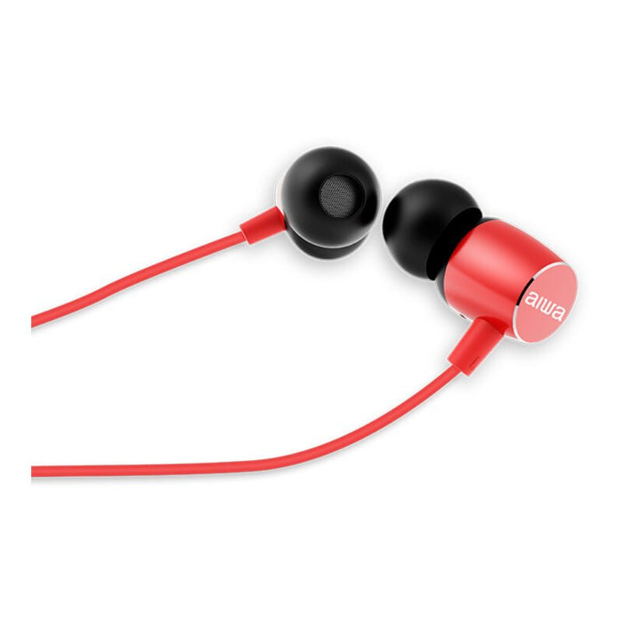 EAN 8435256900255 - Aiwa ESTM-30RD auricular y casco Auriculares Alámbrico Dentro de oído Llamadas/Música/Deporte/Uso diario  imagen 4