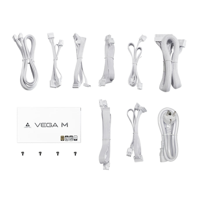 EAN 753263079121 - Chieftec Vega PPG-1000-CW unidad de fuente de alimentación 1000 W 24-pin ATX ATX Blanco imagen 6