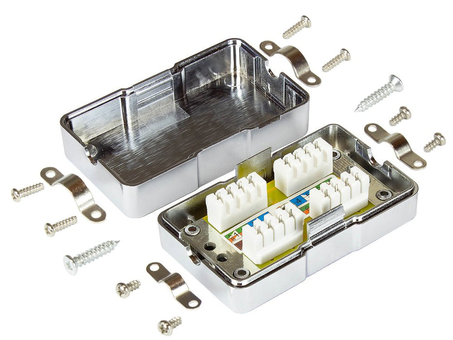 EAN 4014619710089 - Alcasa GC-N0151 caja de conexiones de red Cat6 Plata imagen 2