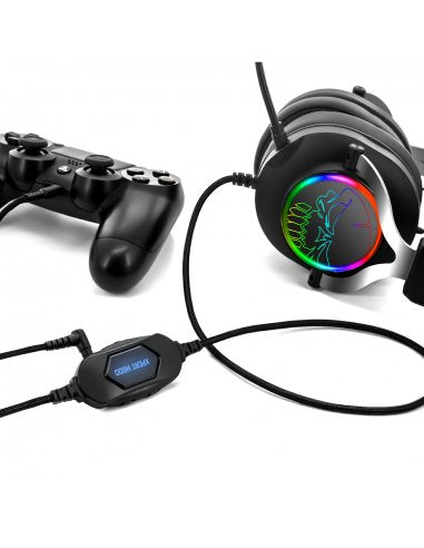 EAN 3700104424739 - Spirit of Gamer XPERT-H600 Auriculares Alámbrico Diadema Juego USB tipo A Negro imagen 6
