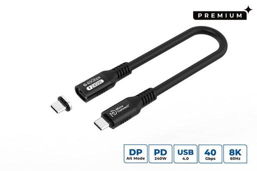 EAN 5715328135550 - Microconnect MC-LS-USB4CC0.15 cable USB USB4 Gen 3x2 0,15 m USB C Negro imagen 1