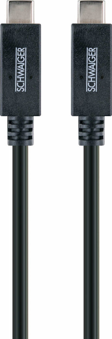 EAN 4004005027143 - Schwaiger LK 101 C cable USB USB 3.2 Gen 2 (3.1 Gen 2) 1 m USB C Negro imagen 1
