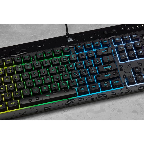 EAN 840006631743 - Corsair K55 RGB PRO teclado Juego USB AZERTY Francés Negro imagen 13