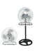 EAN 5902230901995 - Ravanson WT-7046 ventilador Negro, Acero inoxidable imagen 1