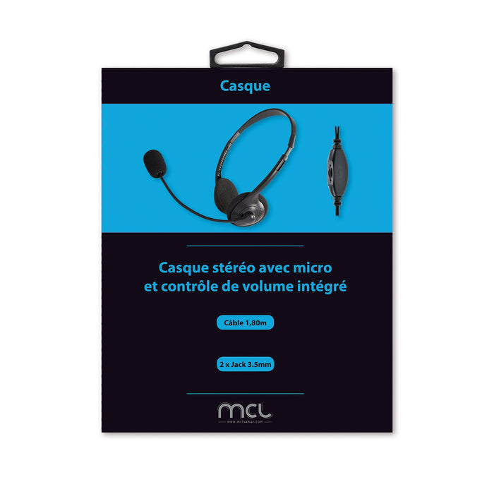 EAN 3700224724023 - MCL CSQ-M/NZ Auriculares Alámbrico Diadema Llamadas/Música Negro imagen 4