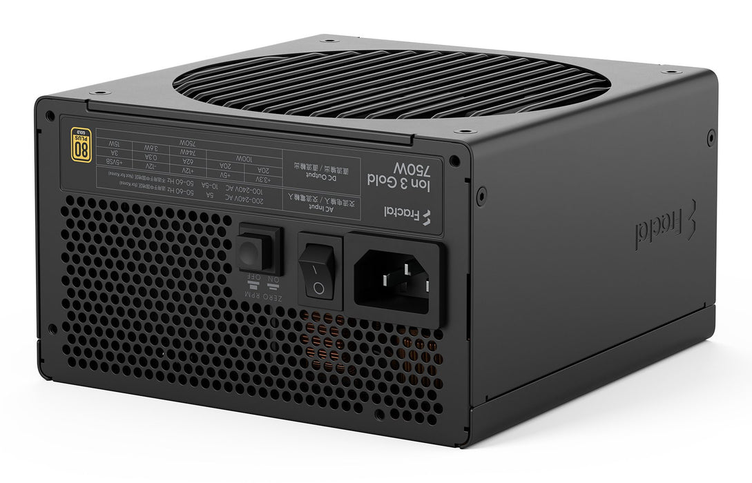 EAN 7340172710257 - Fractal Design Ion 3 Gold 750W unidad de fuente de alimentación 24-pin ATX ATX Negro imagen 13