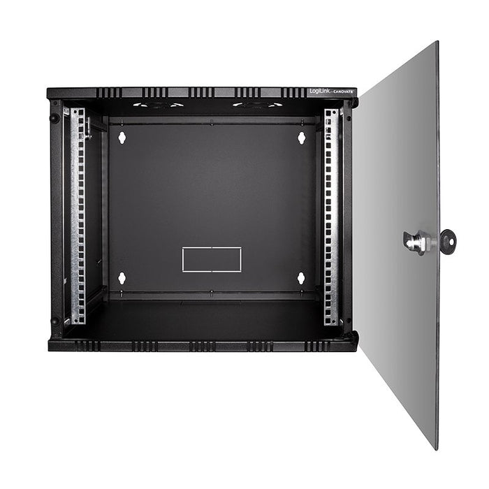 EAN 8698800003721 - LogiLink W06B54B armario rack 6U Bastidor de pared Negro imagen 2